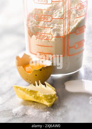 Ingrédients pour pâtisseries Banque D'Images