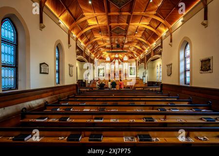 Brisbane, Queensland, Australie - intérieur de l'église presbytérienne Ann Street Banque D'Images