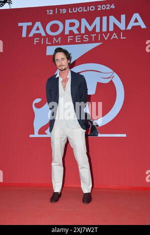 Taormina : 70e Festival du film de Taormina. Soirée du 16 juillet. Dans l'image : Banque D'Images