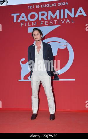 Taormina : 70e Festival du film de Taormina. Soirée du 16 juillet. Dans l'image : Banque D'Images