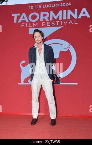 Taormina : 70e Festival du film de Taormina. Soirée du 16 juillet. Dans l'image : Banque D'Images