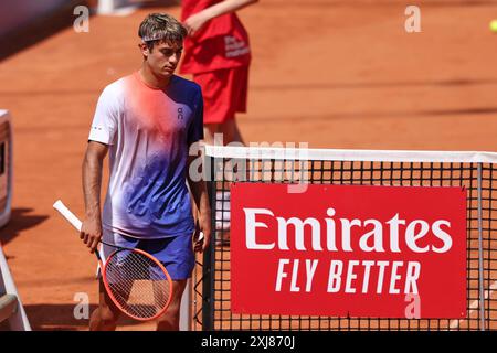 Hambourg, Hambourg, Allemagne. 15 juillet 2024. Flavio Cobolli (ITA) pendant l'OPEN DE HAMBOURG - ATP500, Tennis pour hommes (crédit image : © Mathias Schulz/ZUMA Press Wire) USAGE ÉDITORIAL SEULEMENT! Non destiné à UN USAGE commercial ! Banque D'Images