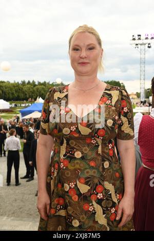 Sybille Waury / Sommerempfang des Bayerischen Landtags 2024 / Schloss Schleißheim / München / 16. Juillet 2024 *** Sybille Waury réception d'été du Parlement bavarois 2024 Schloss Schleißheim Munich 16 juillet 2024 Banque D'Images