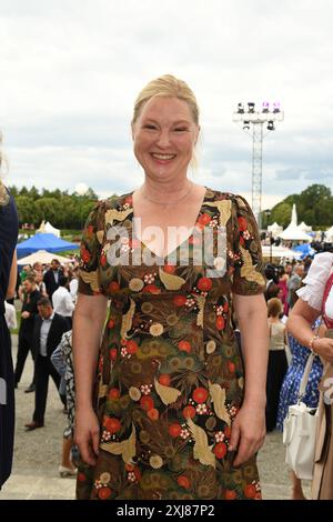 Sybille Waury / Sommerempfang des Bayerischen Landtags 2024 / Schloss Schleißheim / München / 16. Juillet 2024 *** Sybille Waury réception d'été du Parlement bavarois 2024 Schloss Schleißheim Munich 16 juillet 2024 Banque D'Images