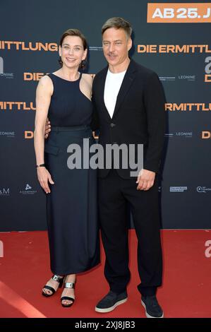 Christiane Paul und Tom Wlaschiha BEI der Premiere des Kinofilms Die Ermittlung im Zoo Palast. Berlin, 16.07.2024 *** Christiane Paul et Tom Wlaschiha à la première du film Die Ermittlung au Zoo Palast Berlin, 16 07 2024 Foto:XF.xKernx/xFuturexImagex ermittlung 4764 Banque D'Images