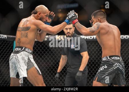 Charles Johnson et Joshua Van Banque D'Images