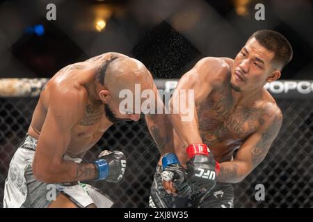 Charles Johnson et Joshua Van Banque D'Images