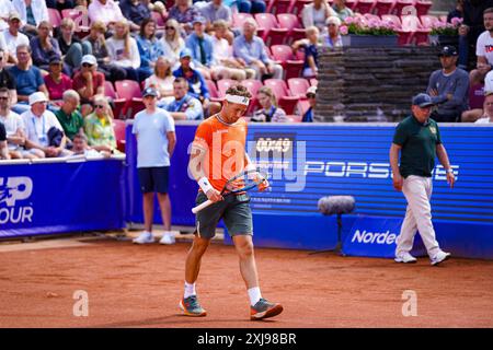 Båstad, ATP 250, Suède, 07 17 2024, Casper Ruud contre Thiago Monteiro. Casper Ruud Banque D'Images