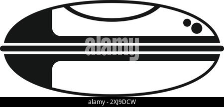 Vaisseau spatial volant à travers l'icône de la galaxie dans un style simple isolé sur fond blanc Illustration de Vecteur