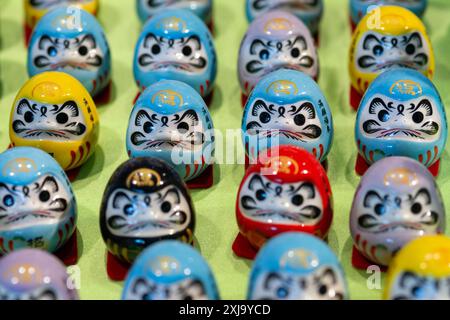 Poupées Daruma de Japanes Banque D'Images