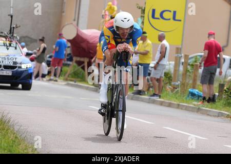 DECLERCQ Tim Lidl – Trek du Tour de France 2024, étape 7, contre la montre individuel, nuits-Saint-Georges - Gevrey-Chambertin (25,3 km) le 5 juillet 2024 à Gevrey-Chambertin, France - photo Laurent Lairys / DPPI Banque D'Images