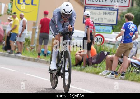 VERMEERSCH Gianni Alpecin – Deceuninck lors du Tour de France 2024, étape 7, contre la montre individuel, nuits-Saint-Georges - Gevrey-Chambertin (25,3 km) le 5 juillet 2024 à Gevrey-Chambertin, France - photo Laurent Lairys / DPPI Banque D'Images