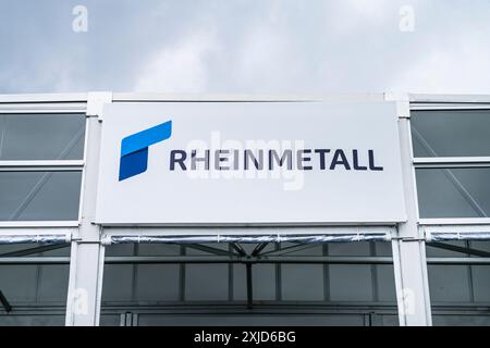 Rüstungskonzern Rheinmetall, ILA 2024, internationale Luft- und Raumfahrtausstellung Berlin, Schönefeld, Brandenburg, Deutschland Banque D'Images