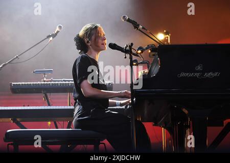ROYAUME-UNI. 17 juillet 2024. LONDRES, ANGLETERRE - 17 JUILLET : Hania Rani jouant à Somerset House le 17 juillet 2024 à Londres, Angleterre. CAP/Mar © Mar/Capital Pictures crédit : Capital Pictures/Alamy Live News Banque D'Images