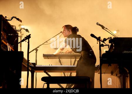 ROYAUME-UNI. 17 juillet 2024. LONDRES, ANGLETERRE - 17 JUILLET : Hania Rani jouant à Somerset House le 17 juillet 2024 à Londres, Angleterre. CAP/Mar © Mar/Capital Pictures crédit : Capital Pictures/Alamy Live News Banque D'Images