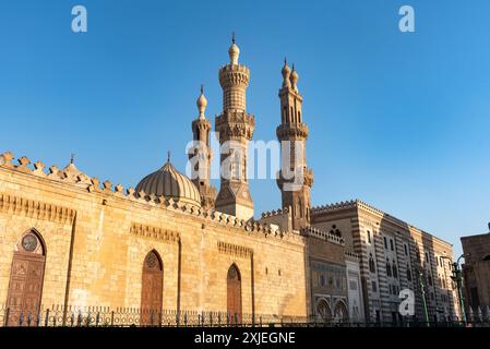 Le Caire, Égypte. 2 juillet 2024 la mosquée Al-Azhar, c'est la première mosquée établie dans une ville qui a finalement gagné le surnom de la ville aux mille Banque D'Images