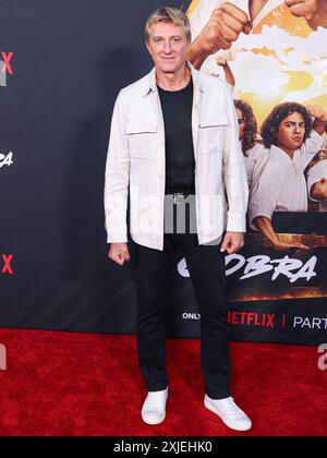 Los Angeles, États-Unis. 17 juillet 2024. LOS ANGELES, CALIFORNIE, États-Unis - 17 JUILLET : William Zabka arrive à la projection spéciale de Los Angeles de la saison 6 de 'Cobra Kai' de Netflix - partie 1 qui se tient au Musée Autry de l'Ouest américain à Griffith Park le 17 juillet 2024 à Los Angeles, Californie, États-Unis. (Photo de Xavier Collin/image Press Agency) crédit : image Press Agency/Alamy Live News Banque D'Images