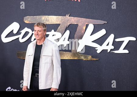 Los Angeles, États-Unis. 17 juillet 2024. LOS ANGELES, CALIFORNIE, États-Unis - 17 JUILLET : William Zabka arrive à la projection spéciale de Los Angeles de la saison 6 de 'Cobra Kai' de Netflix - partie 1 qui se tient au Musée Autry de l'Ouest américain à Griffith Park le 17 juillet 2024 à Los Angeles, Californie, États-Unis. (Photo de Xavier Collin/image Press Agency) crédit : image Press Agency/Alamy Live News Banque D'Images