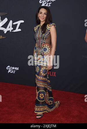 Los Angeles, États-Unis. 17 juillet 2024. Vanessa Rubio arrive à l’événement spécial de projection « Cobra Kai » saison 6, partie 1, qui s’est tenu au Autry Museum de Los Angeles, CA, le 17 juillet 2024. © Janet Gough/AFF-USA. Crédit COM : AFF/Alamy Live News Banque D'Images