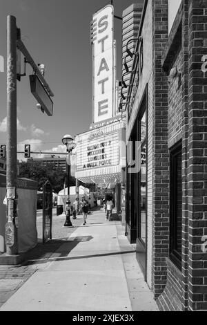 Le State Theater dans le centre-ville Ann Arbor Michigan USA Banque D'Images