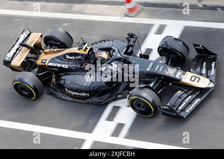 Mogyorod, Hongrie. 18 juillet 2024. Grand Prix de Hongrie de formule 1 à Hungaroring, Hongrie. Photo : tournage du film 'F1' © Piotr Zajac/Alamy Live News Banque D'Images