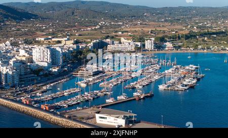 Photo datée de juillet 2024 montrant San Antonio à Ibiza. Banque D'Images