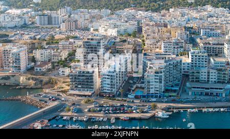 Photo datée de juillet 2024 montrant San Antonio à Ibiza. Banque D'Images