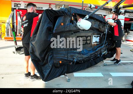 Budapest, Ungarn. 18 juillet 2024. 18 juillet 2024, Hungaroring, Budapest, FORMULE 1 GRAND PRIX DE HONGRIE 2024, en photo crédit : dpa/Alamy Live News Banque D'Images