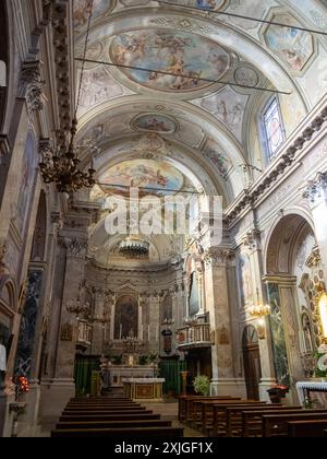 Église San Michele Arcangelo, Montisola Banque D'Images