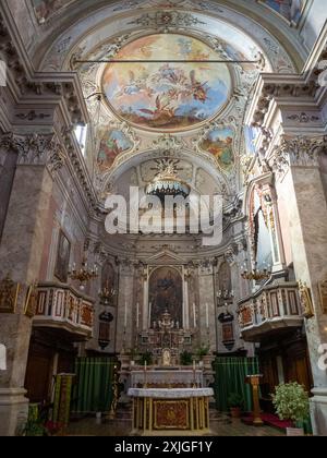 Église San Michele Arcangelo, Montisola Banque D'Images