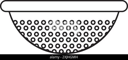 Conception d'illustration vectorielle d'icône de passoire Illustration de Vecteur