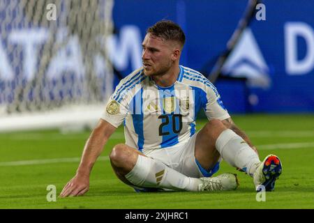 Miami, USA, 14 juillet, CONMEBOL Copa America final 2024, Argentine v Colombia, Hard Rock Stadium, Miami, Floride, crédit photo américain : Chris Arjoon Banque D'Images