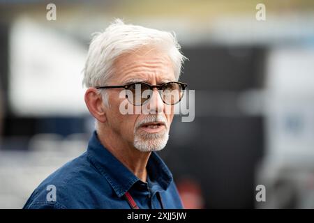 Damon Hill (ex Rennfahrer, formel 1 Weltmeister 1996, Großbritannien), HUN, formel 1 Weltmeisterschaft, Grand Prix von Ungarn, Hungaroring, Media Day, 18.07.2024 Foto : Eibner-Pressefoto/Michael Memmler Banque D'Images