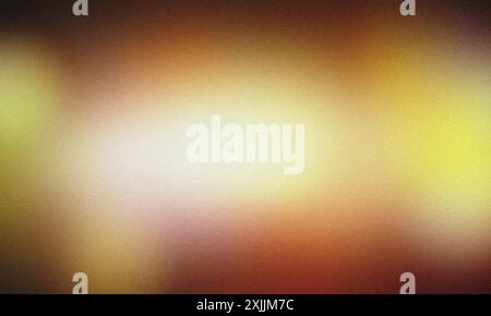Fond dégradé abstrait mélangeant des couleurs chaudes jaunes et brunes, créant une expérience visuelle douce et texturée Banque D'Images