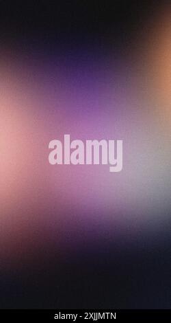 Fond abstrait affichant un dégradé violet avec une texture granuleuse Banque D'Images