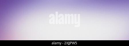 Fond abstrait avec une transition douce du violet au blanc avec une texture granuleuse délicate Banque D'Images