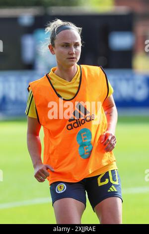 Martha Ellen Thomas (née le 31 mai 1996) est une footballeuse professionnelle qui joue au poste d'attaquante pour le club de Super League féminine Tottenham Hotspur et l'Écosse Banque D'Images