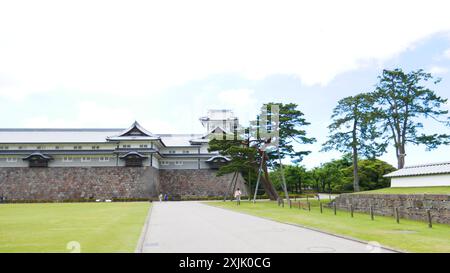 Château de Kanazawa situé dans la préfecture d'Ishikawa, Japon Banque D'Images