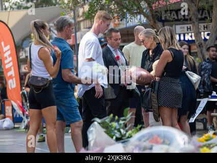 Bondi Junction Westfields Stabbing Memorial Banque D'Images