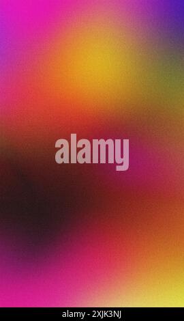Fond abstrait avec un spectre de couleurs se mélangeant avec une superposition texturée, parfait pour un élément de design ou un fond pour un projet Banque D'Images