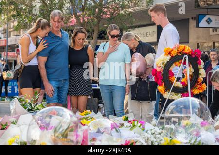 Bondi Junction Westfields Stabbing Memorial Banque D'Images