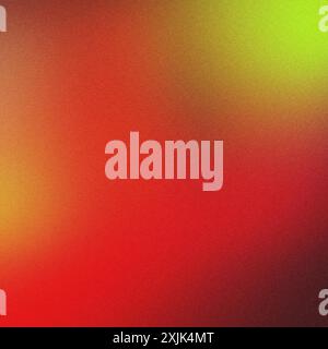 Fond granuleux vibrant avec un mélange de rouge et de vert, parfait pour les efforts artistiques Banque D'Images