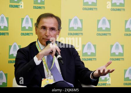 Roma, Italie. 19 juillet 2024. Assemblea Nazionale Coldiretti, Francesco Boccia . Roma, Italia &#x2014 ; Venerd&#xec ; 19 luglio 2024 - Cronaca - (foto di Cecilia Fabiano/LaPresse) Coldiretti Assemblée nationale, Francesco Boccia discours Rome, Italie - vendredi 19 juillet 2024 - Actualités - (photo de Cecilia Fabiano/LaPresse) crédit : LaPresse/Alamy Live News Banque D'Images