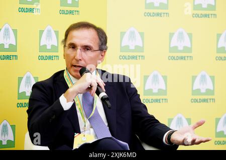 Roma, Italie. 19 juillet 2024. Assemblea Nazionale Coldiretti, Francesco Boccia . Roma, Italia &#x2014 ; Venerd&#xec ; 19 luglio 2024 - Cronaca - (foto di Cecilia Fabiano/LaPresse) Coldiretti Assemblée nationale, Francesco Boccia discours Rome, Italie - vendredi 19 juillet 2024 - Actualités - (photo de Cecilia Fabiano/LaPresse) crédit : LaPresse/Alamy Live News Banque D'Images