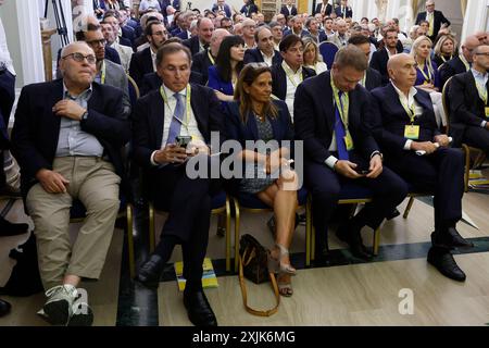 Roma, Italie. 19 juillet 2024. Assemblea Nazionale Coldiretti, . Roma, Italia &#x2014 ; Venerd&#xec ; 19 luglio 2024 - Cronaca - (foto di Cecilia Fabiano/LaPresse) Coldiretti Assemblée nationale, Rome, Italie - vendredi 19 juillet 2024 - nouvelles - (photo de Cecilia Fabiano/LaPresse) crédit : LaPresse/Alamy Live News Banque D'Images