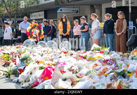 Bondi Junction Westfields Stabbing Memorial Banque D'Images