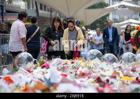 Bondi Junction Westfields Stabbing Memorial Banque D'Images