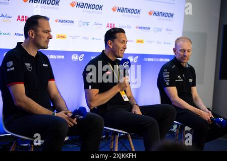 Londres, Royaume Uni. 19 juillet 2024. BARCLAY James, directeur de l'équipe Panasonic Jaguar Racing Team, portrait, lors de l'ePrix Hankook London 2024, 10e meeting du Championnat du monde ABB FIA Formula E 2023-24, sur l'Excel Londres du 18 au 21 juin 2024 à Londres, Royaume-Uni - photo Javier Jimenez/DPPI crédit : DPPI Media/Alamy Live News Banque D'Images