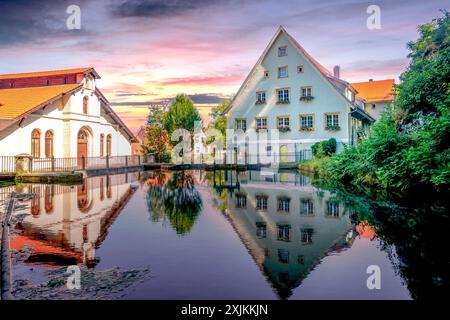 Königsbronn, Brenztopf, Heidenheim, Allemagne Banque D'Images