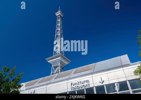 Berlin Radio Tower, Westend, ICC, Messedamm, Parc des expositions, Berlin, Allemagne Banque D'Images